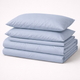 Простирадло №14-4102 Glacier Gray Mikrosatin Premium Однотонне 200*220 - зображення 1