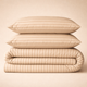 Простынь Бязь 17-0610 Stripe Light Brown 220*240 - изображение 1