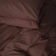 Простирадло №19-1230 Friar Brown Mikrosatin Premium Однотонне 220*240 - зображення 5