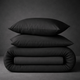 Простирадло MirSon Ranforce Elite 16-9000 Black Stone 150*220 - зображення 1