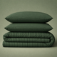 Простирадло Бязь 17-0612 Stripe Emerald 110*160 - зображення 1