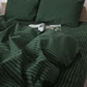 Постільна білизна Бязь 17-0612 Stripe Emerald Полуторний - зображення 3