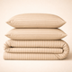 Простынь Бязь 17-0602 Stripe Creamy 150*220 - изображение 1