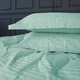 Простирадло Satin Stripe 30-0013 Azure 220*240 - зображення 4