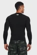 Лонгслив UA HeatGear черный мужской спортивный топ термоп футболка для тренировок и активности - изображение 7