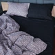 Простирадло Сатин 22-1386 Geometric Black 220*240 - зображення 1