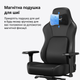 Крісло геймерське ігрове Anda Seat Phantom 4 Pro L до 100 кг Black Fabric (AD18YSDC-72-B-F-B02) - зображення 12