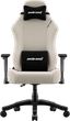 Крісло геймерське ігрове Anda Seat Luna Size L до 100 кг Ivory Fabric (AD18-44-I-F) навантаження до 100 кг, льон, поролон, гарантія 24 міс, зріст до 170 см - зображення 1