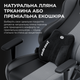 Игровое кресло Anda Seat Novis Plus Black PVC Size XL нагрузка до 120 кг, экокожа, формовочная пена высокой плотности, гарантия 24 мес, наклон спинки 155 °, рост до 210 см - изображение 15