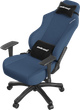 Крісло геймерське ігрове Anda Seat Luna Size L до 100 кг Blue Fabric (AD18-44-S-F) навантаження до 100 кг, льон, поролон, гарантія 24 міс, зріст до 170 см - зображення 7
