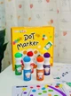 Набір точкових маркерів Dot Marker 6 кольорів з розмальовками - изображение 2