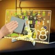 LED світлова дошка для малювання з маркерами. Неонова панель для дітей - зображення 7