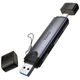 Картридер Hoco HB56 Victory 5in1 Type-C/USB2.0 to SD/TF3.0 + USB 2.0 Metal gray - изображение 1
