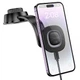 Автодержатель с БЗУ Hoco HW31 Crown Magnetic 15W (center console) Black / Metal gray - изображение 3