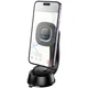 Автодержатель с БЗУ Hoco HW31 Crown Magnetic 15W (center console) Black / Metal gray - изображение 4