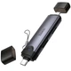 Картридер Hoco HB56B Victory 5in1 Type-C/Lightning to SD/TF3.0 + USB 2.0 Metal gray - изображение 1
