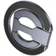 Магнитный держатель для телефона Hoco GH9 Double-ring Metal gray - изображение 6