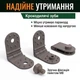 Зажимы клипса для тента и брезента, затеняющей сетки шарнирные с винтом M8 и люверсами, 10 шт. grey - изображение 5