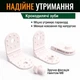 Зажимы клипса для тента и брезента, затеняющей сетки шарнирные с винтом M8 и люверсами, 10 шт. white - изображение 3
