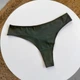 Женские хлопковые трусы Hana H368 цветные стринги, Зеленые L/XL - изображение 2