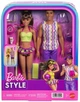 Ляльки Mattel Barbie Style Барбі + Кен JJP05/4 (194735340224) - зображення 1