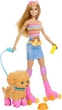 Lalka Mattel Barbie Pets Barbie na wrotkach z pieskiem JMJ44/4 (194735378067) - obraz 2