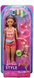 Лялька Mattel Barbie Style Барбі‑бігунка з песиком JNM28 (194735399376) - зображення 1