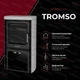 Кахельна піч камін Nordflam TROMSO 5,7 кВт на дровах (біла) - зображення 4
