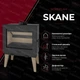 Чугунная печь камин Nordflam SKANE 9 кВт на дровах - изображение 5