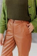 Женские брюки кожаные ART KNIT кемел, L 046113 - изображение 5