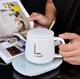Кухоль керамічний з підігрівом LUCKY 400 мл з кришкою ложкою та електричною платформою - зображення 3