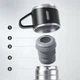 Термос вакуумний Vacuum Bottle 500 мл з трьома чашками для гарячих та холодних напоїв із тривалим збереженням температури для подорожей офісу пікніка та риболовлі - зображення 5