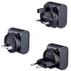 Дорожній зарядний пристрій Remax Charger Set 30W RP-U192 EU/UK/US Black (6954851245421) - зображення 1