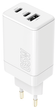 Ładowarka sieciowa Maxlife PD QC MXTC-08-65ACC 2x USB-C 1x USB 65W White (6975837583641) - obraz 1