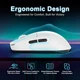 Игровая беспроводная мышь VGN VXE R1 SE+ White, сенсор PAW3395 SE 18000 DPI, 55г, 2.4G/Bluetooth/USB-C, для ПК и ноутбука - изображение 4