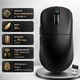 Игровая беспроводная мышь VGN VXE R1 SE+ Black, сенсор PAW3395 SE 18000 DPI, 55г, 2.4G/Bluetooth/USB-C, для ПК и ноутбука - изображение 1