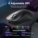Игровая беспроводная мышь VGN VXE R1 SE+ Black, сенсор PAW3395 SE 18000 DPI, 55г, 2.4G/Bluetooth/USB-C, для ПК и ноутбука - изображение 11