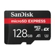 Карта пам'яті SanDisk 128GB microSDXC class 10 UHS-I U3 A1 Express (SDSQXFN-128G-GN4NN) SANDISK SDSQXFN-128G-GN4NN 1048864 - зображення 1