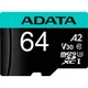 Карта пам'яті ADATA 64GB microSD class 10 UHS-I U3 V30 A2 Premier Pro SD 6.0 (AUSDX64GUI3V30SA2-RA1) ADATA AUSDX64GUI3V30SA2-RA1 1050803 - зображення 2