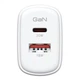 Зарядний пристрій Armorstandart 1xUSB-C + 1xUSB 20W GaN white (ARM89531) Armorstandart ARM89531 1046056 - зображення 2