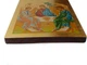 Писаная греческая икона Святая Троица (Ветхозаватная) 25×32,6 см - изображение 3