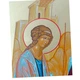 Писаная греческая икона Святая Троица (Ветхозаватная) 25×32,6 см - изображение 8
