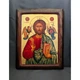 Писаная греческая икона Иисус Христос Вседержитель 22,5×29 см - изображение 1