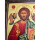 Писаная греческая икона Иисус Христос Пантократор 22,5×29 см - изображение 6