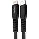 Кабель USB 3.1 Type-C M-Lightning M, 1.0м, чорний, 27W PD, Choetech - изображение 1