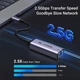 Перехідник USB 3.0 Type-C --> Ethernet RJ45 2.5Gb CM648 Ugreen чорний - зображення 9