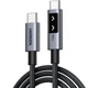 Кабель USB 2.0 Type-C M-M, 2 м, 100W, 5A （480Mbps）Smart display Чорний, L509 UGREEN - зображення 1