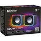 Компьютерные колонки Defender Solar 7 2.0 6W RGB подсветка USB Black (65117) - изображение 9