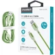 Кабель USB 2.0 AM-Lightning M, 1.0м, зелений, Choetech - зображення 2