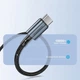 Кабель Choetech USB 2.0 Type-C M to Type-C M 1.2м 60W в оплетке Black (XCC-1014) - изображение 4